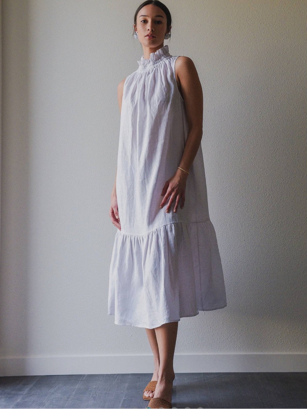 NWT Ephemera Garland Maxi Dress in White Size 6
MSRP $395